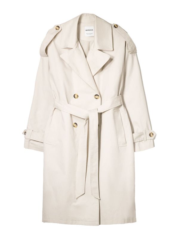 Bershka Bershka Prehoden plašč  kamen