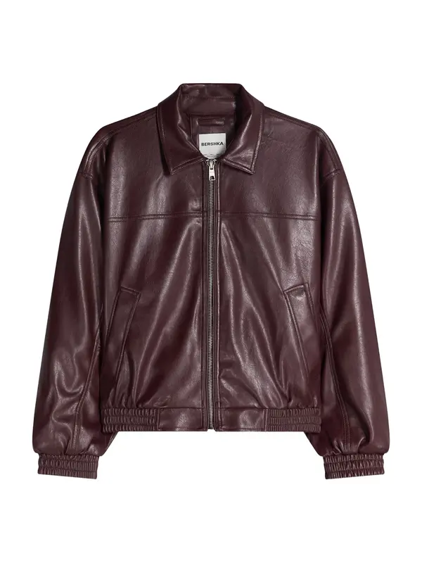 Bershka Bershka Prehodna jakna  burgund