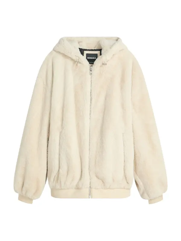 Bershka Bershka Prehodna jakna  ecru
