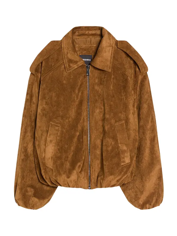 Bershka Bershka Prehodna jakna  konjak