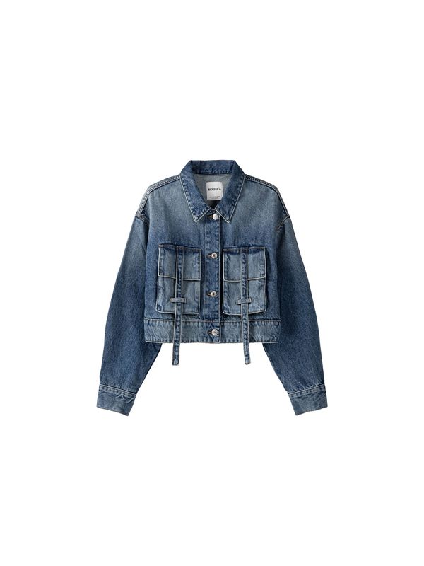 Bershka Bershka Prehodna jakna  moder denim