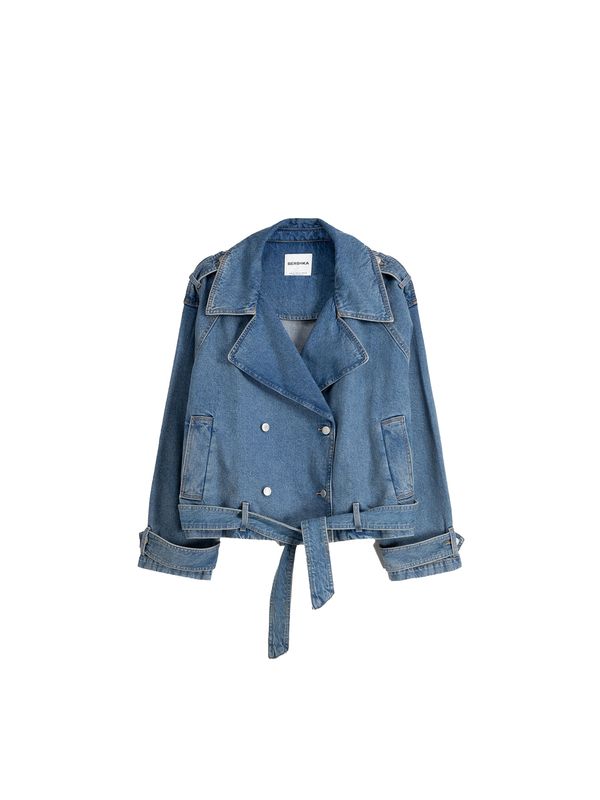 Bershka Bershka Prehodna jakna  moder denim