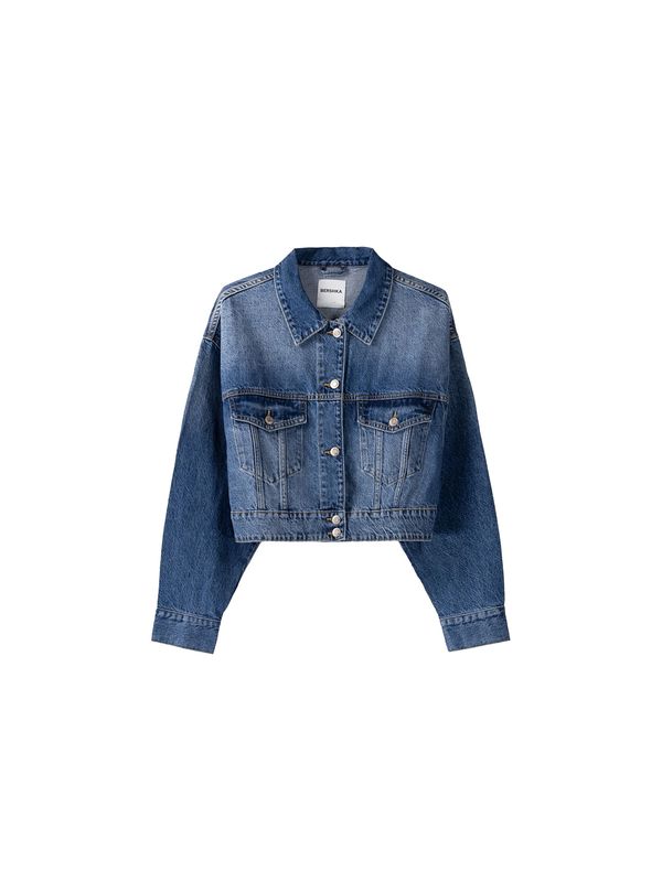 Bershka Bershka Prehodna jakna  moder denim