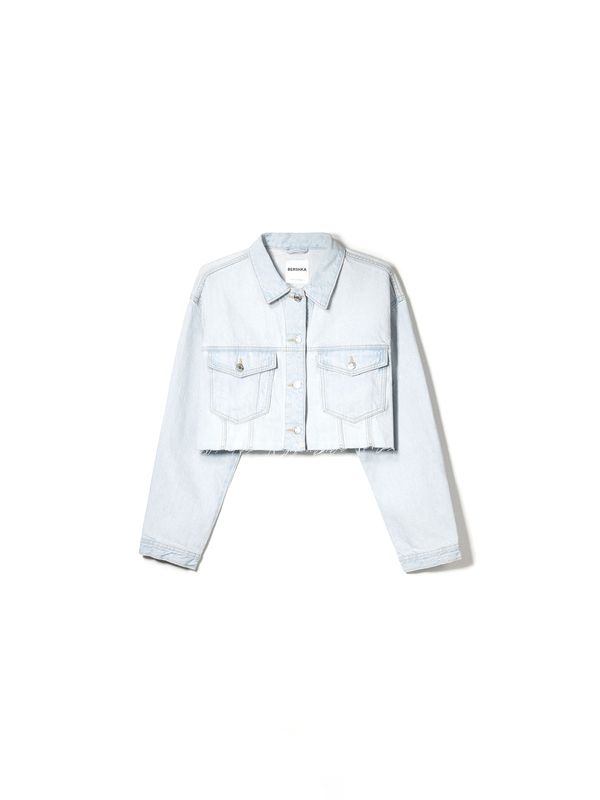 Bershka Bershka Prehodna jakna  moder denim