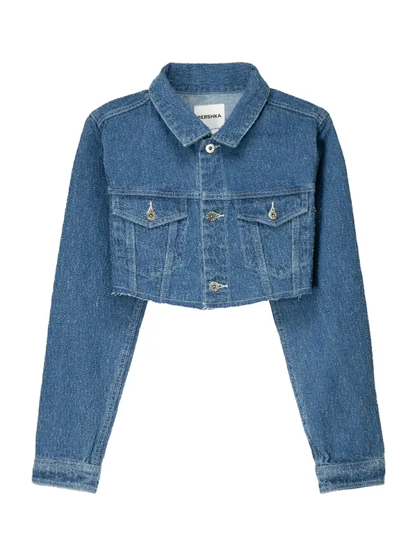 Bershka Bershka Prehodna jakna  moder denim
