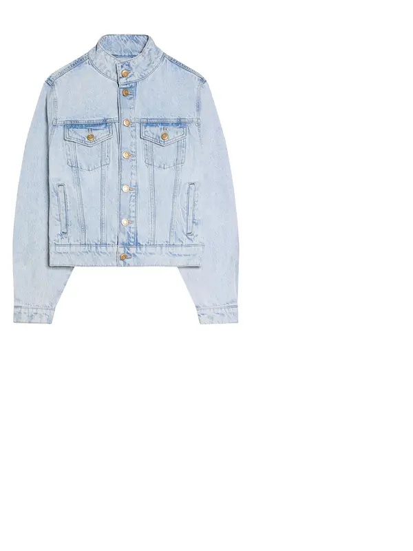Bershka Bershka Prehodna jakna  svetlo modra