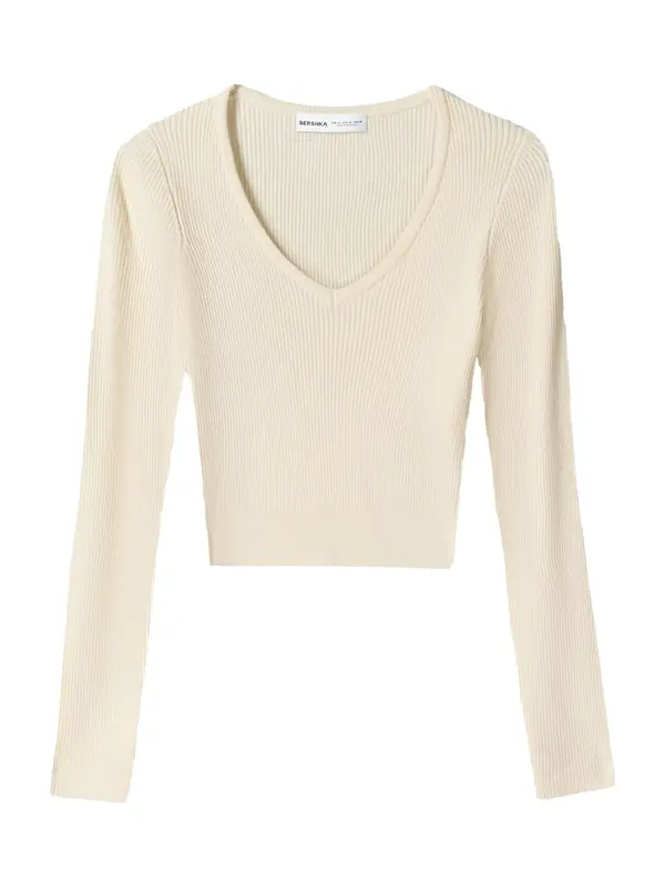 Bershka Bershka Pulover  ecru