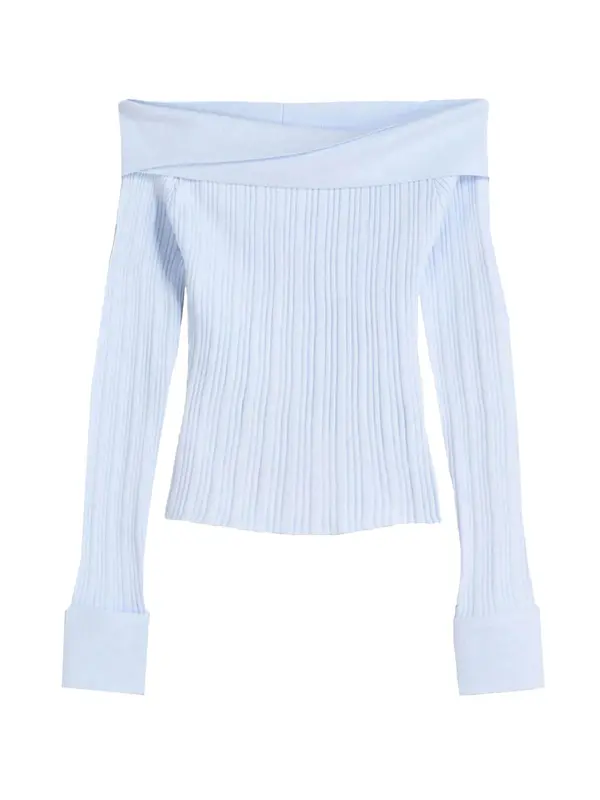 Bershka Bershka Pulover  svetlo modra