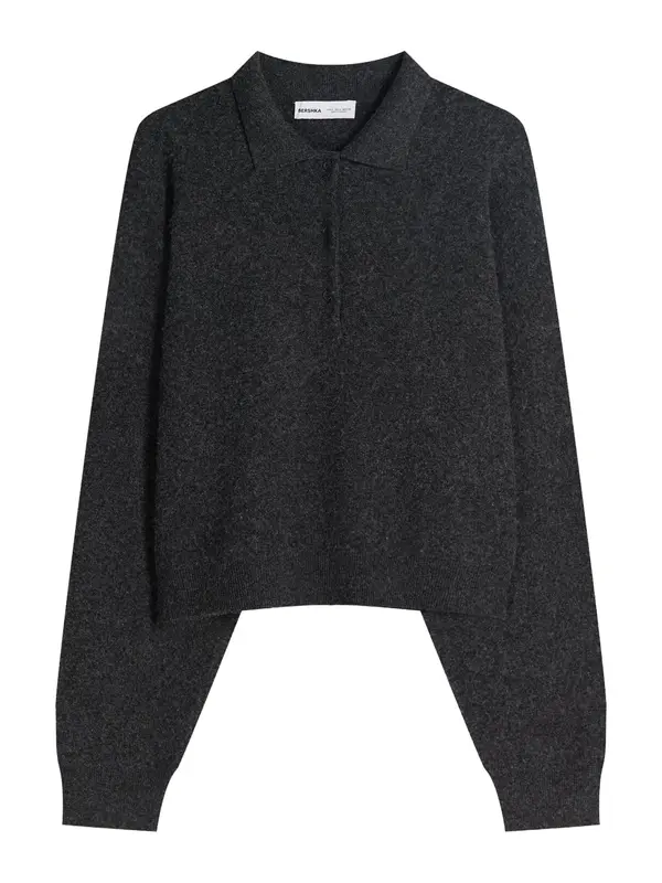 Bershka Bershka Pulover  temno siva
