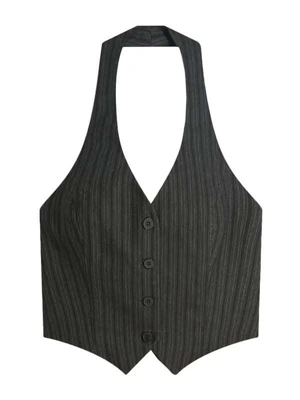 Bershka Bershka Telovnik  siva / antracit