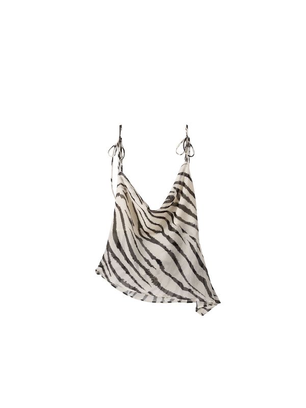 Bershka Bershka Top  bež / črna