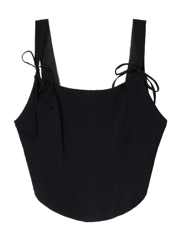 Bershka Bershka Top  črna