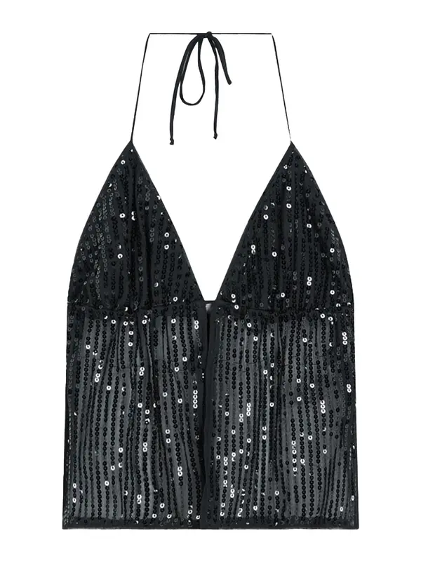 Bershka Bershka Top  črna