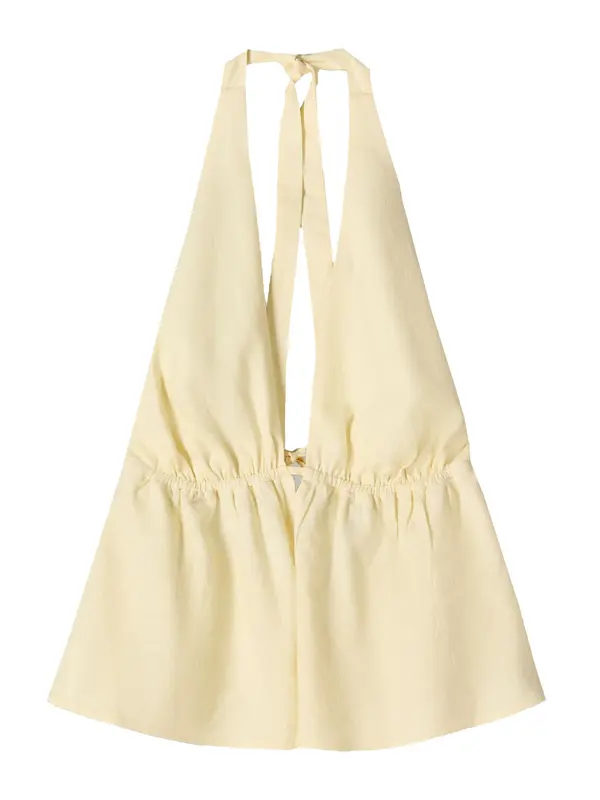 Bershka Bershka Top  pastelno rumena