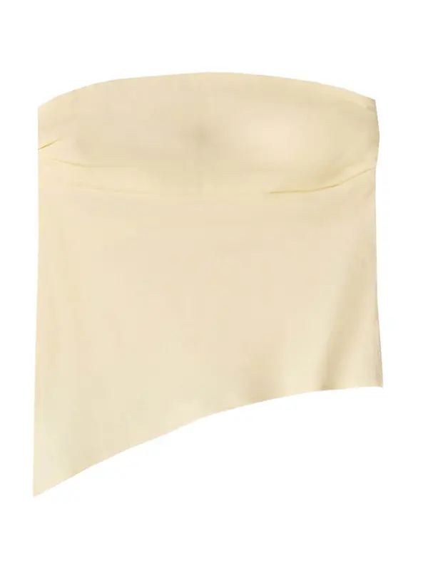 Bershka Bershka Top  pastelno rumena