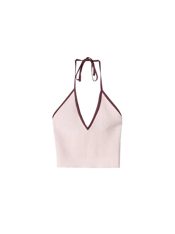 Bershka Bershka Top z naramnicami  jagoda / roza