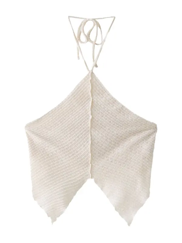 Bershka Bershka Top z naramnicami  off-bela
