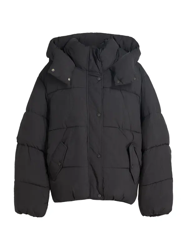 Bershka Bershka Zimska jakna  črna