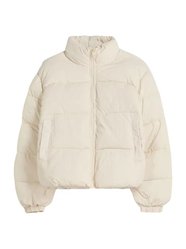 Bershka Bershka Zimska jakna  volneno bela