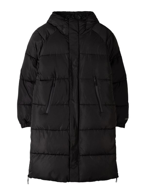 Bershka Bershka Zimski plašč  črna