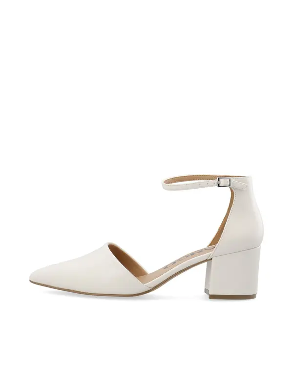 Bianco Bianco Čevlji s peto 'Devived'  off-bela