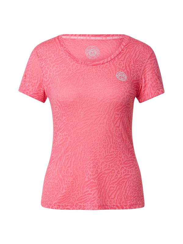 BIDI BADU BIDI BADU Funkcionalna majica 'Anni Burnout'  roza / svetlo roza / bela