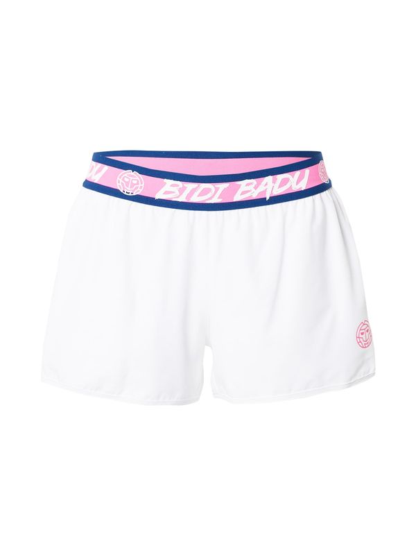 BIDI BADU BIDI BADU Športne hlače 'Kara Tech Shopri'  modra / roza / bela