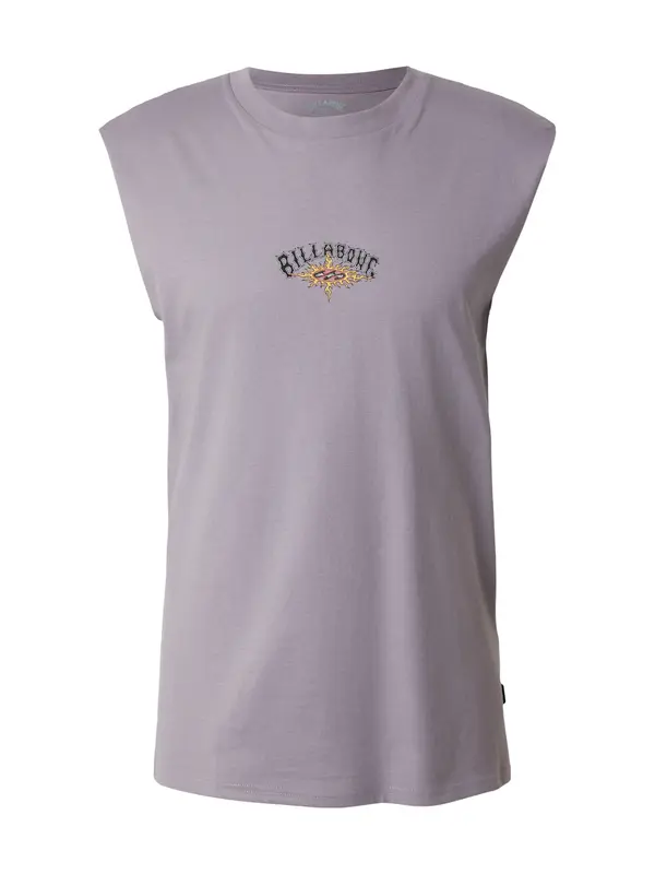 BILLABONG BILLABONG Majica 'BURN OUT'  rumena / bazaltno siva / črna / bela