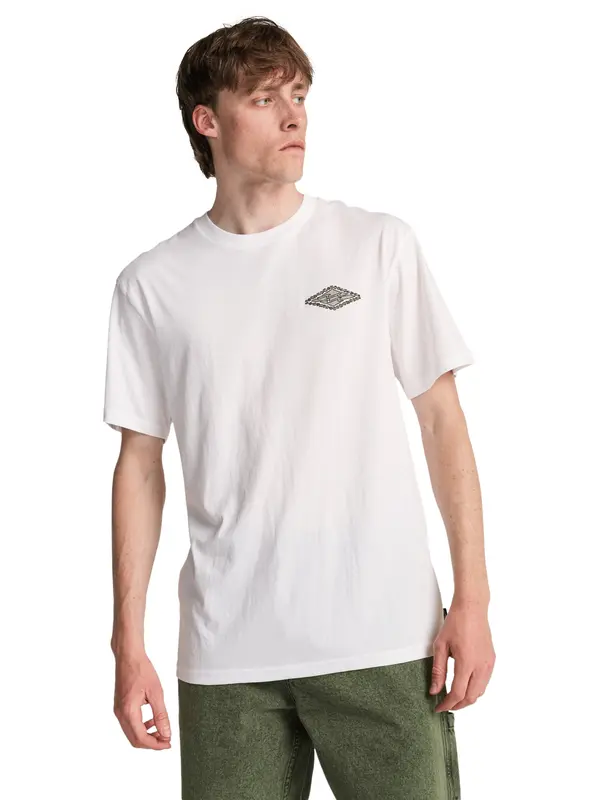 BILLABONG BILLABONG Majica 'Crayon Wave'  turkizna / svetlo oranžna / pastelno rdeča / bela