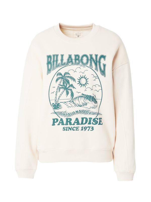 BILLABONG BILLABONG Majica 'FRESH TAKE'  temno zelena / off-bela