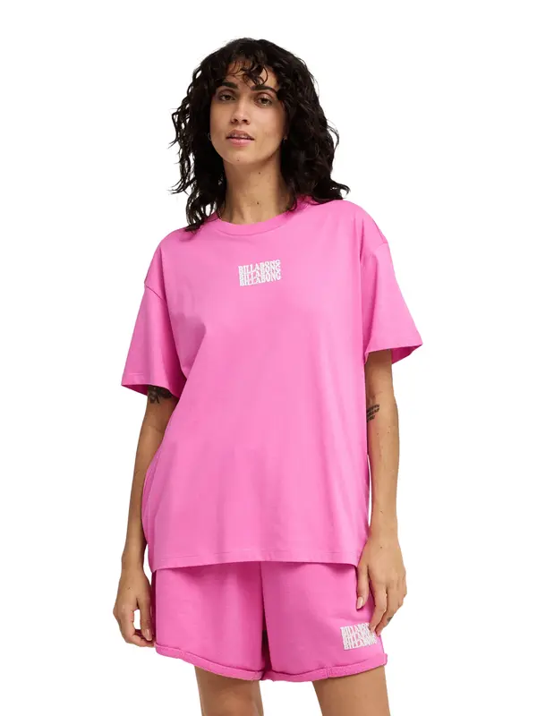 BILLABONG BILLABONG Majica 'In The Beyond'  roza / bela