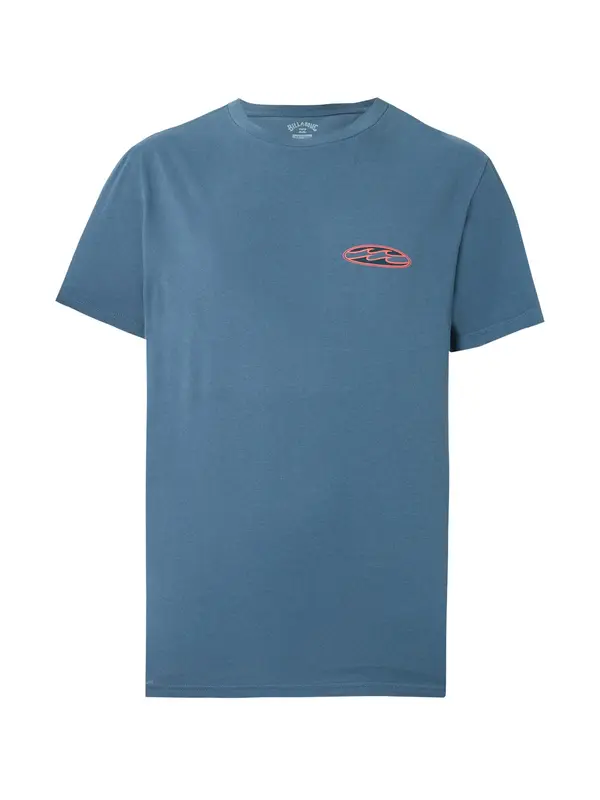 BILLABONG BILLABONG Majica 'POSTER'  marine / dimno modra / breskev