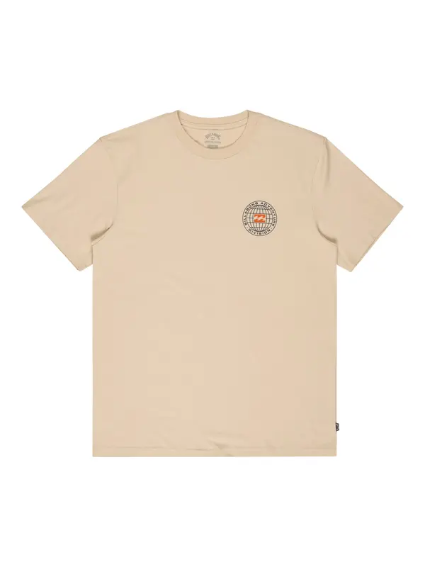 BILLABONG BILLABONG Majica 'Rockies'  bež / temno modra / neonsko oranžna
