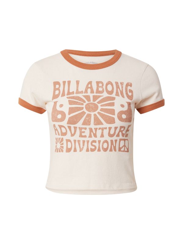 BILLABONG BILLABONG Majica 'SUMMER CAMP'  karamel / bela