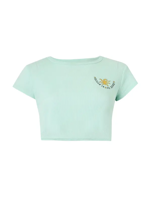 BILLABONG BILLABONG Majica 'WORLD WANDERER'  zelena / meta / oranžna / črna