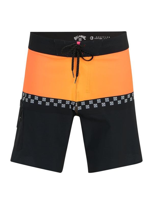 BILLABONG BILLABONG Športne kopalne hlače 'FIFTY50'  oranžna / črna / bela