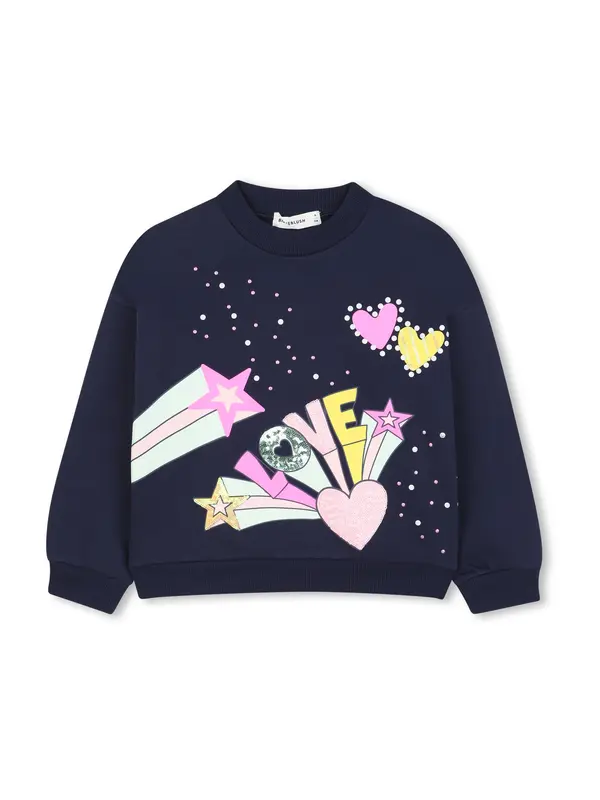 Billieblush Billieblush Majica  pastelno modra / temno modra / rumena / svetlo roza