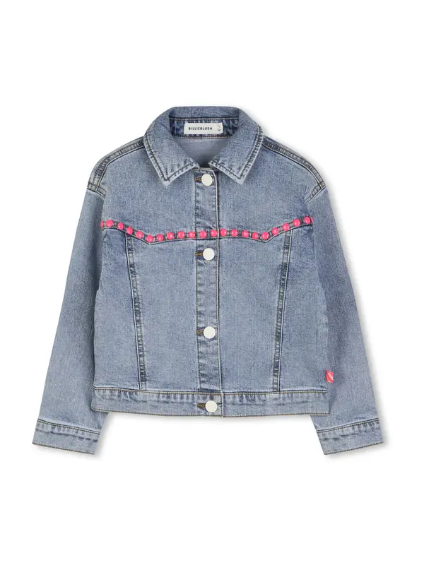 Billieblush Billieblush Prehodna jakna  kraljevo modra / moder denim / svetlo zelena / roza