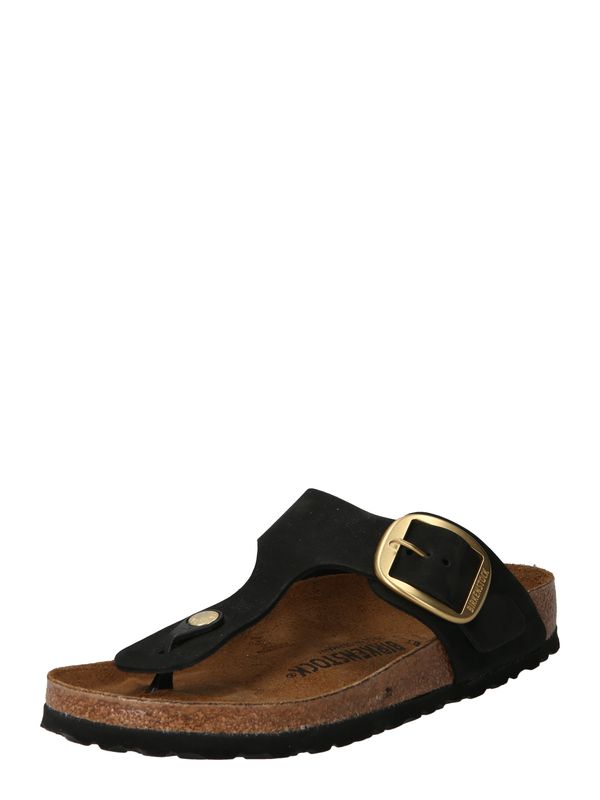 BIRKENSTOCK BIRKENSTOCK Japonke 'Gizeh Big Buckle'  zlata / črna