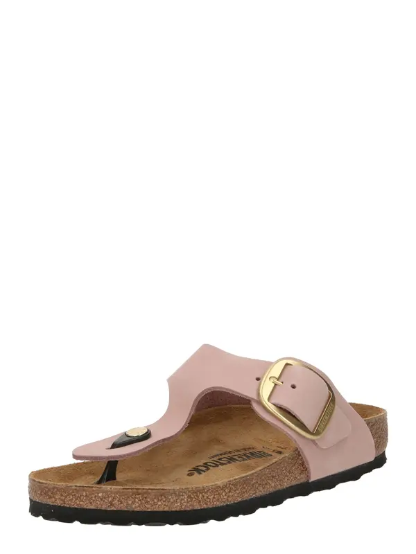 BIRKENSTOCK BIRKENSTOCK Japonke 'Gizeh Lenb'  zlata / rosé / črna