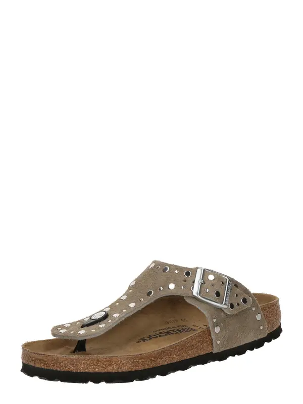 BIRKENSTOCK BIRKENSTOCK Japonke 'Gizeh Rivet'  temno siva
