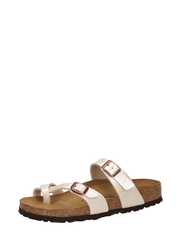 BIRKENSTOCK BIRKENSTOCK Japonke 'Mayari'  kremna / rožnato zlata