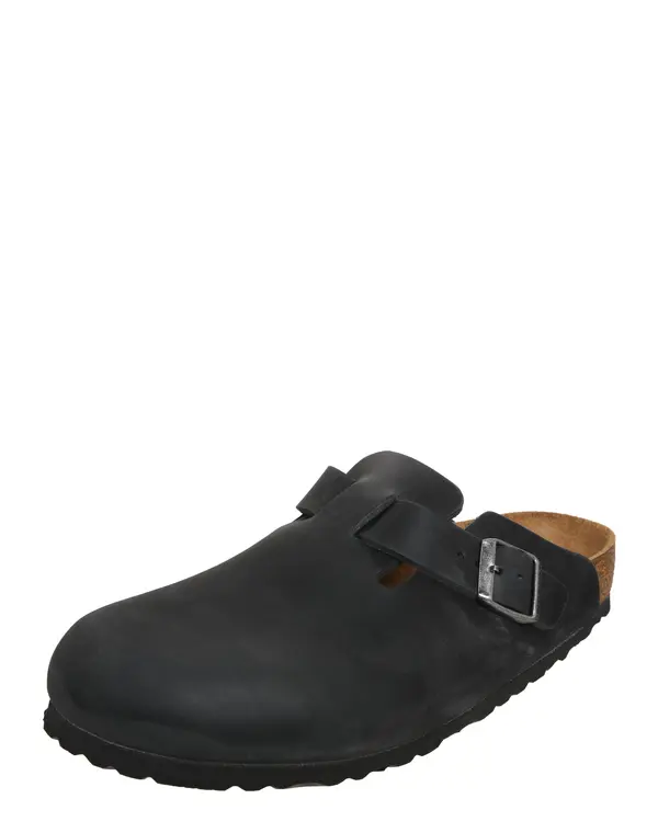 BIRKENSTOCK BIRKENSTOCK Natikači 'Boston'  črna