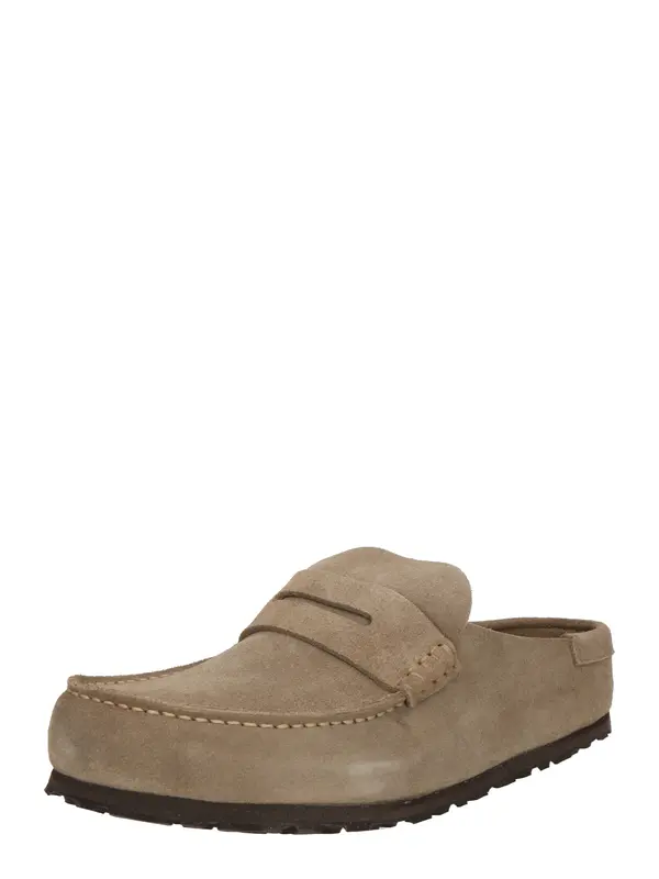 BIRKENSTOCK BIRKENSTOCK Natikači 'Naples'  temno bež