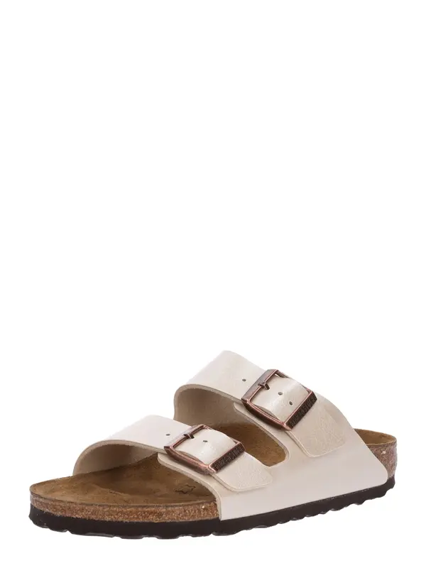 BIRKENSTOCK BIRKENSTOCK Nizki natikači 'Arizona'  biserno bela