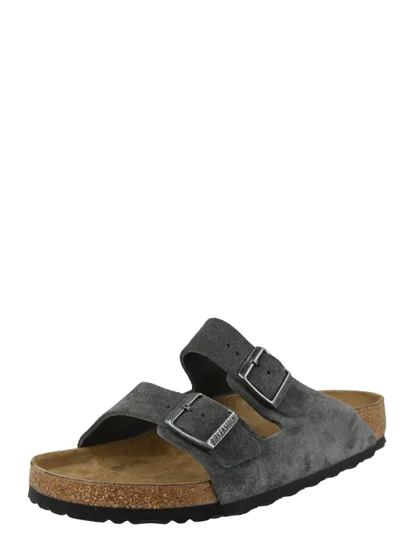 BIRKENSTOCK BIRKENSTOCK Nizki natikači 'Arizona LEVE'  temno siva