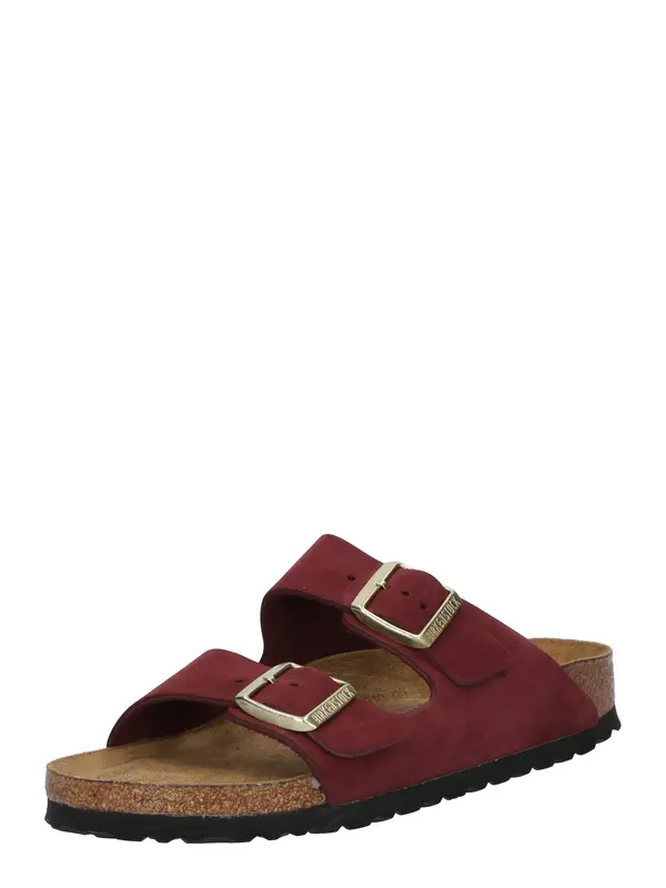 BIRKENSTOCK BIRKENSTOCK Nizki natikači 'Arizona'  temno rjava / vinsko rdeča
