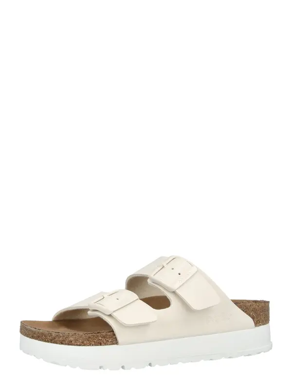 BIRKENSTOCK BIRKENSTOCK Nizki natikači 'Arizona'  volneno bela