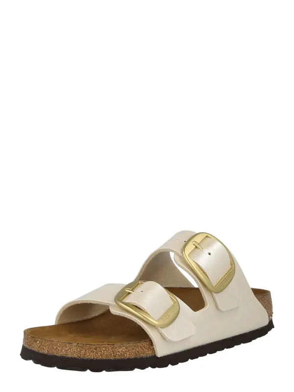 BIRKENSTOCK BIRKENSTOCK Nizki natikači 'Arizona'  zlata / biserno bela