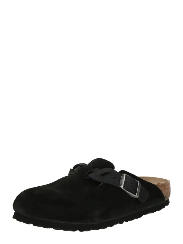 BIRKENSTOCK BIRKENSTOCK Nizki natikači 'Boston'  črna